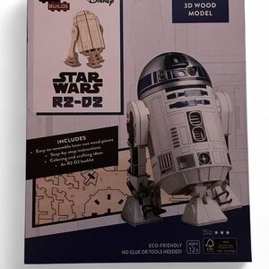 Star Wars • Lootcrate R2-D2 Wooden Model 3D Building Set • 2017 Exclusive